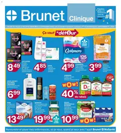 Un aperçu du dépliant Brunet flyer - Clinique du magasin Brunet est valide à partir 27 août 2026