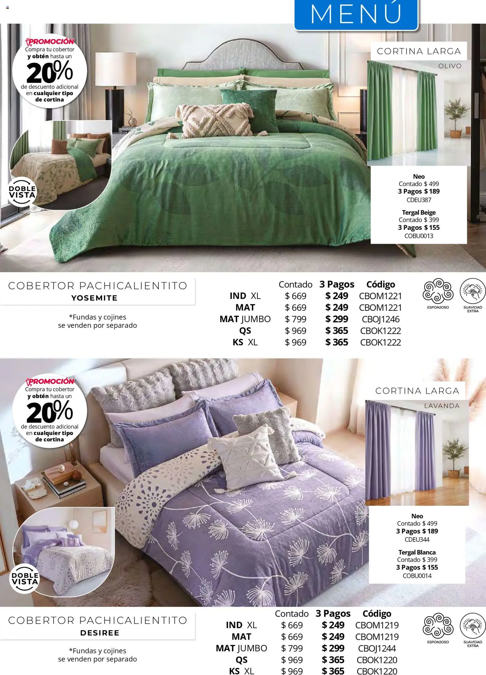 Vista previa las ofertas de la tienda Colchas Concord - Colchas Concord catálogo desde el 01/05/2026 