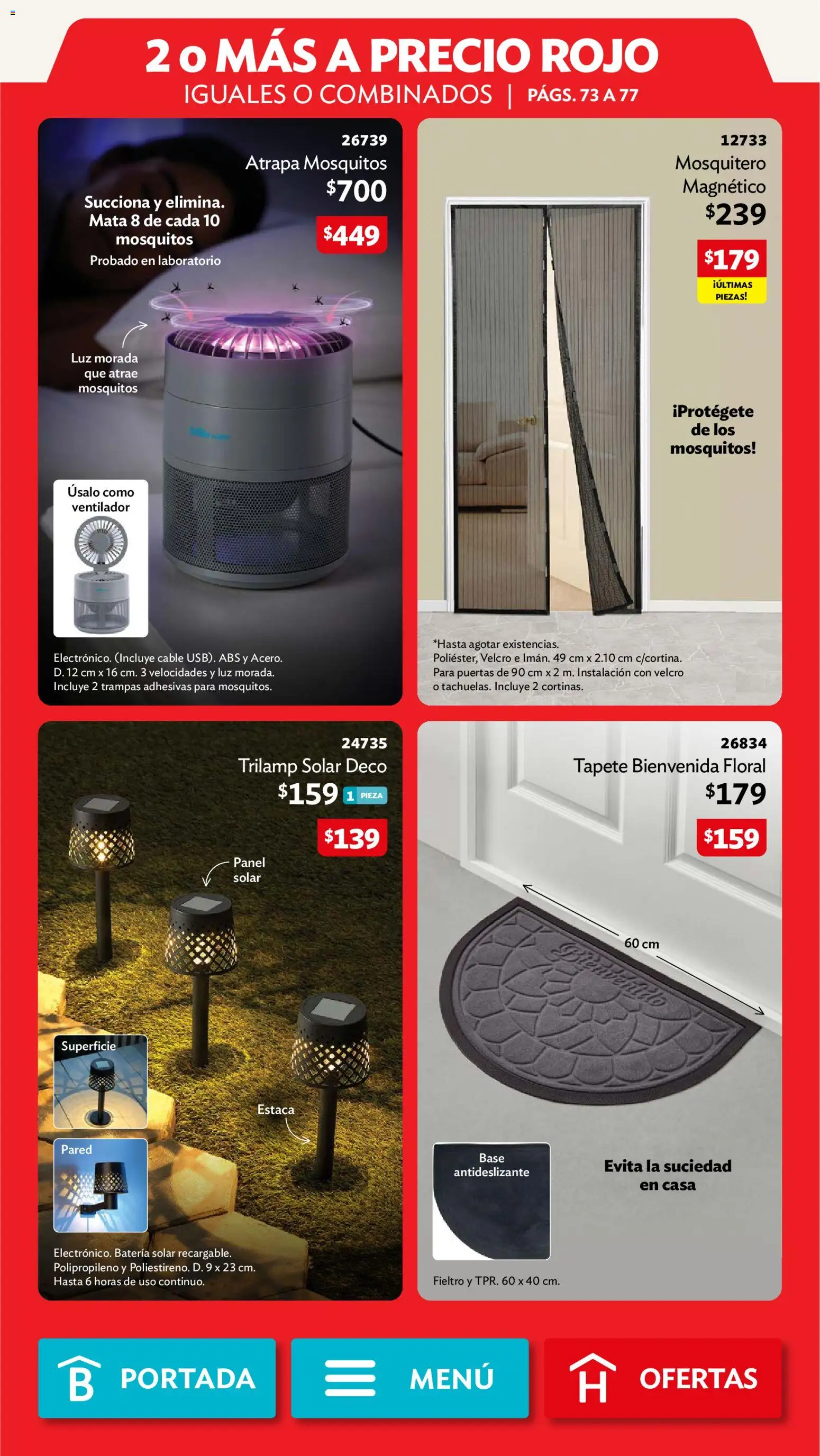 Vista previa las ofertas de la tienda Betterware - Betterware campaña 10 2026 desde el 28/09/2026 - Ventilador, Batería, Cortinas, Puertas, Cable, Tapete, Mosquitero