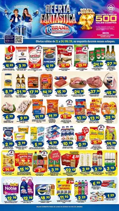 Pré-Visualização do folheto "Bramil Supermercados - Ofertas da semana" da loja Bramil Supermercados válido a partir de 21/09/2026