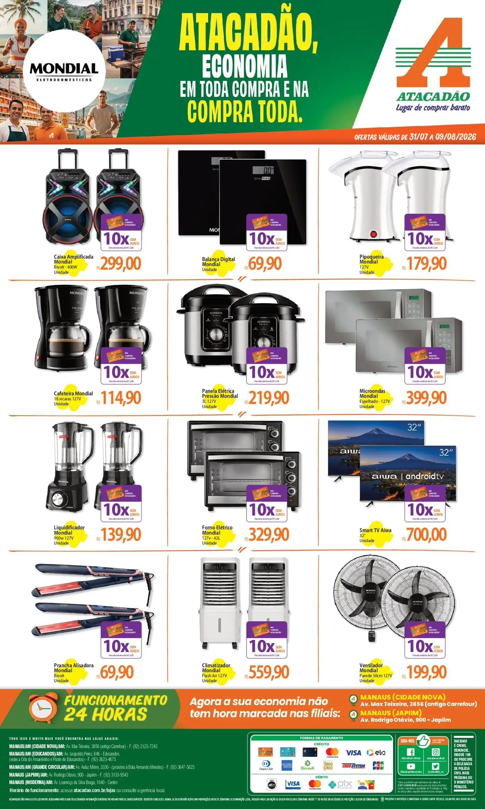 Pré-Visualização do folheto "Atacadão ofertas - AM" da loja Atacadão válido a partir de 31/07/2026