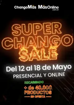 Vista previa del folleto de la tienda Changomas válido desde el 11/05/2026 
