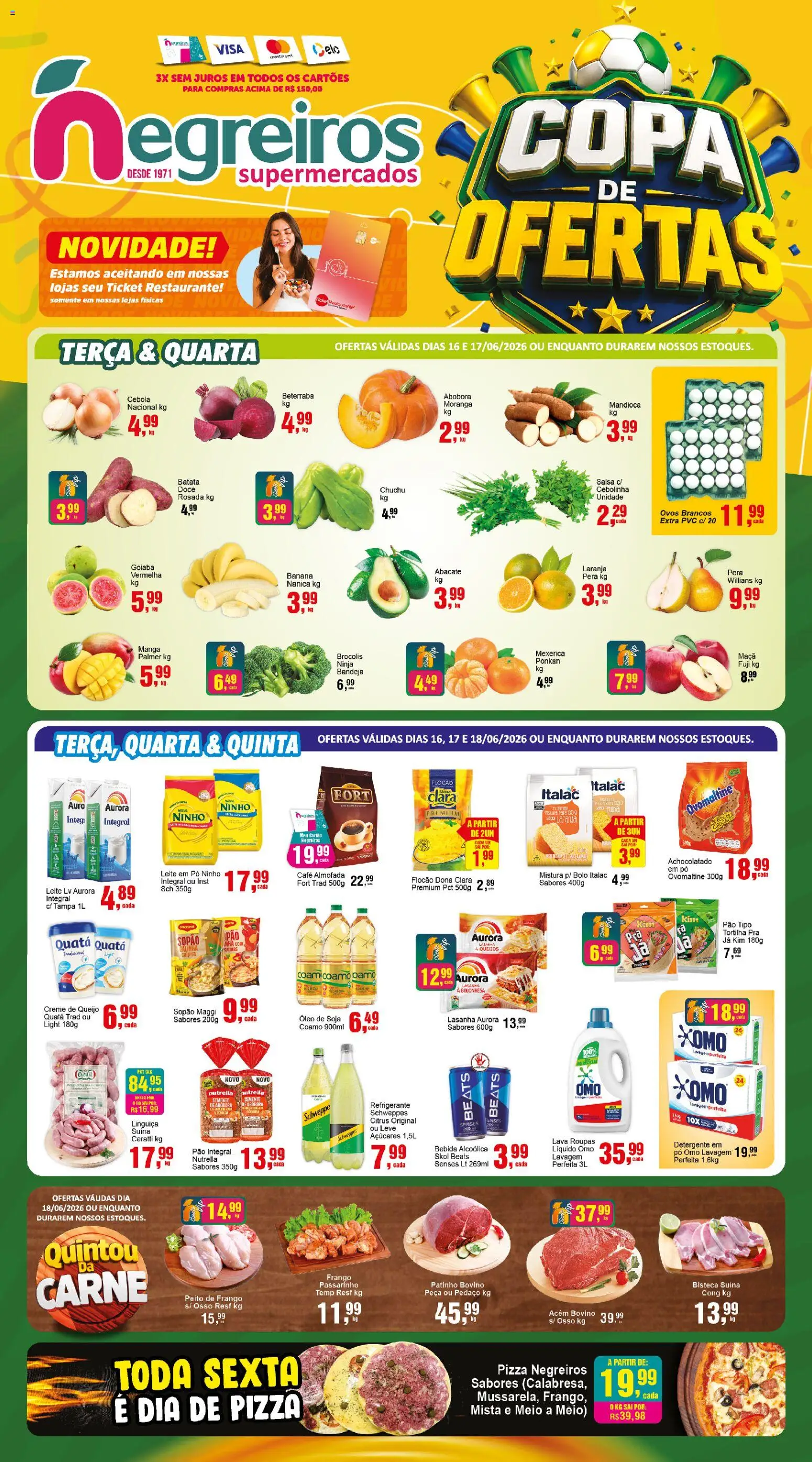 Pré-Visualização do folheto "Negreiros - Ofertas da semana" da loja Negreiros válido a partir de 16/06/2026