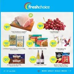 Preview of catalogue FreshChoice catalogue from shop FreshChoice valid 6 Jul 2026