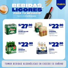Vista previa de Catálogo Makro Volante Bebidas y Licores de la tienda Makro válido desde 01/06/2026