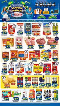 Pré-Visualização do folheto "Bramil Supermercados - Ofertas da semana" da loja Bramil Supermercados válido a partir de 13/07/2026