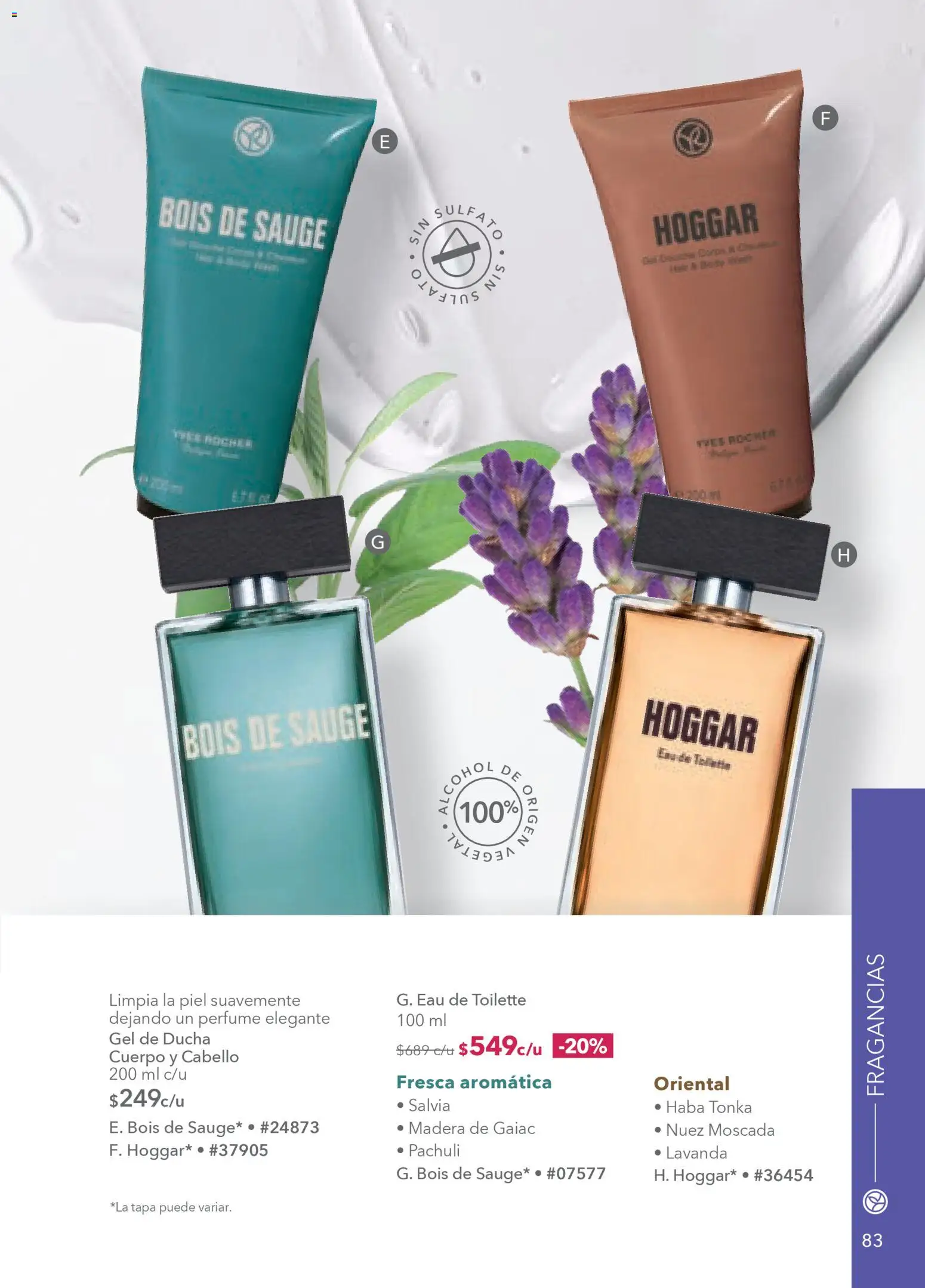 Vista previa las ofertas de la tienda Yves Rocher - Campaña 4 2026 desde el 03/03/2026 - Perfume, Nuez, Eau de toilette, Gel de ducha