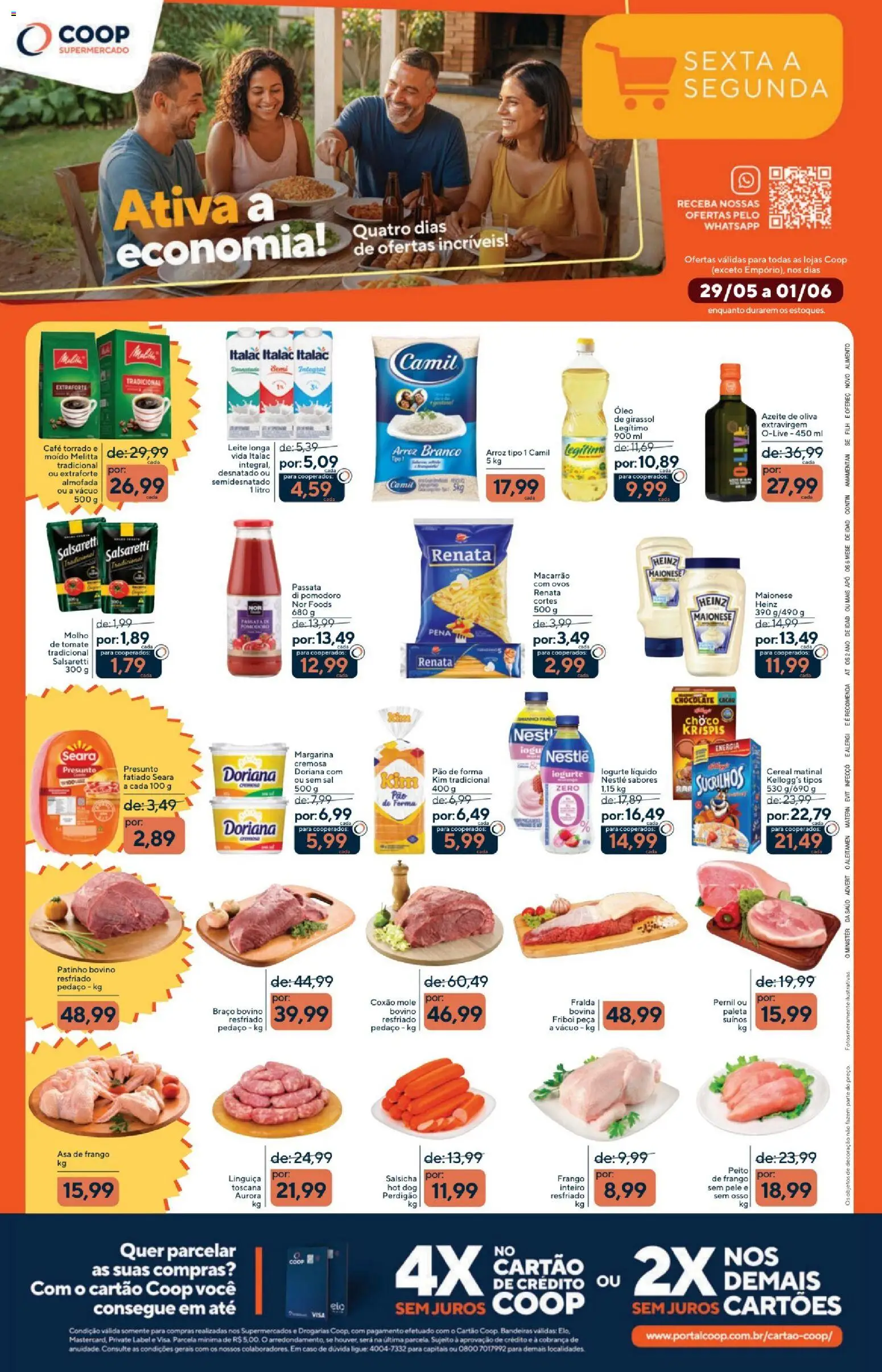 Pré-Visualização do folheto "Coop - Ofertas da semana" da loja Coop válido a partir de 29/05/2026 - Café, Chocolate, Iogurte, Arroz, Óleo de girassol, Tomate, Doriana, Coxão mole