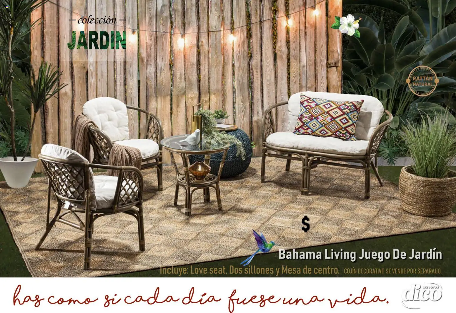 Vista previa las ofertas de la tienda Muebles Dico - Muebles Dico catálogo Coleccion Jardin desde el 14/04/2026 