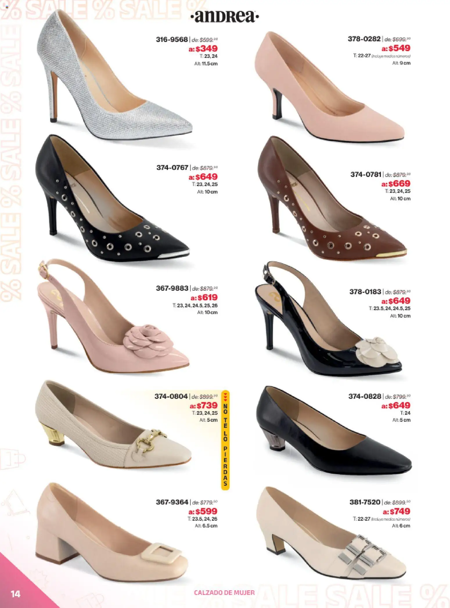 Vista previa las ofertas de la tienda Andrea - Catálogo Outlet desde el 21/12/2025 