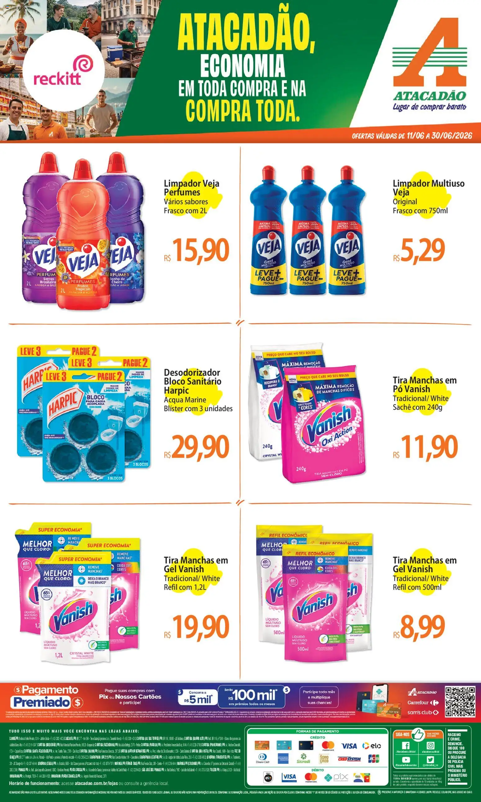 Pré-Visualização do folheto "Atacadão ofertas - PR" da loja Atacadão válido a partir de 11/06/2026