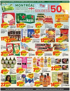 Un aperçu du dépliant Btrust Supermarket weekly flyer - Montreal du magasin Btrust Supermarket est valide à partir 17 sept. 2026