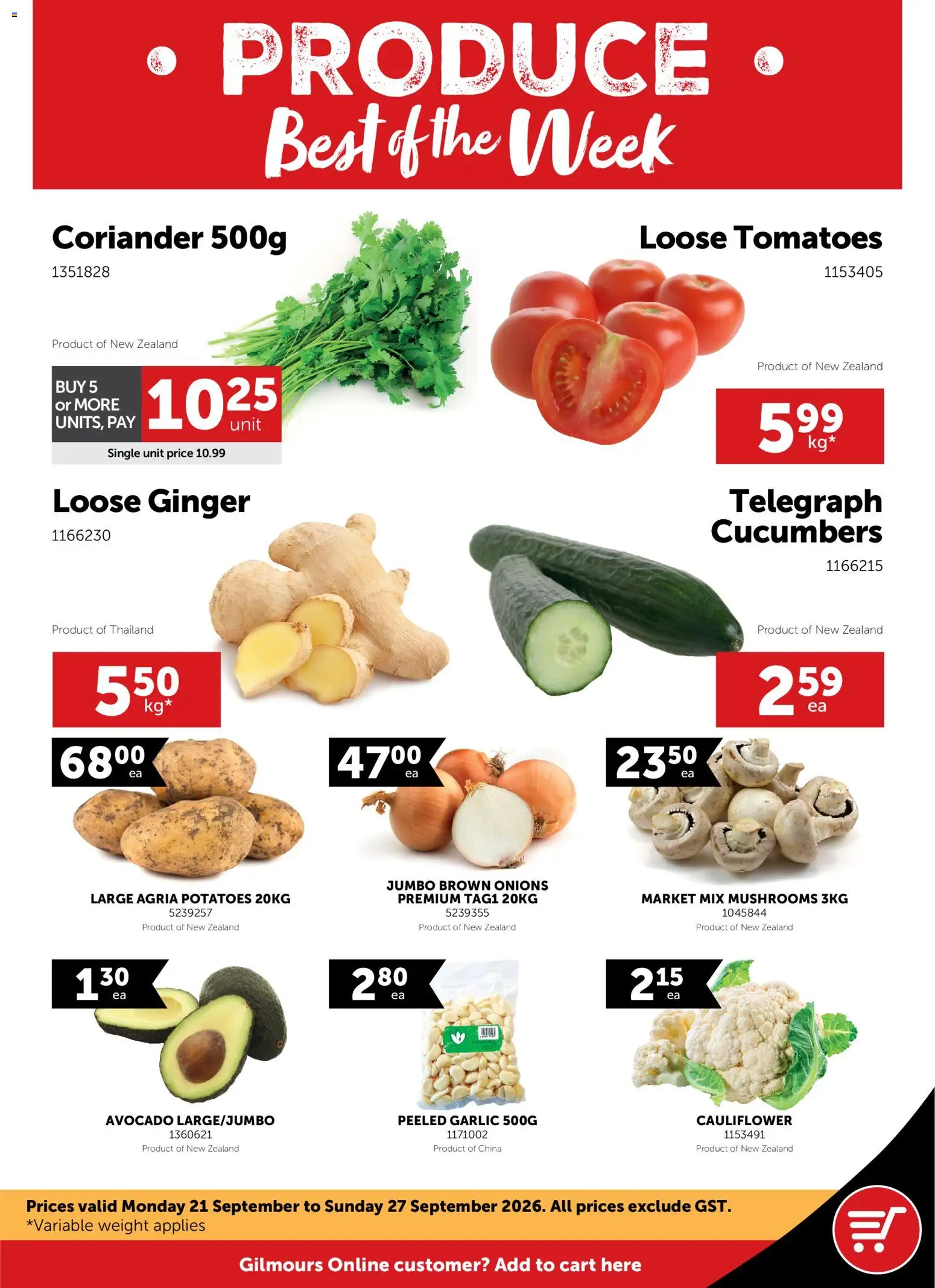 Preview of catalogue Gilmours catalogue from shop Gilmours valid 21 Sept 2026