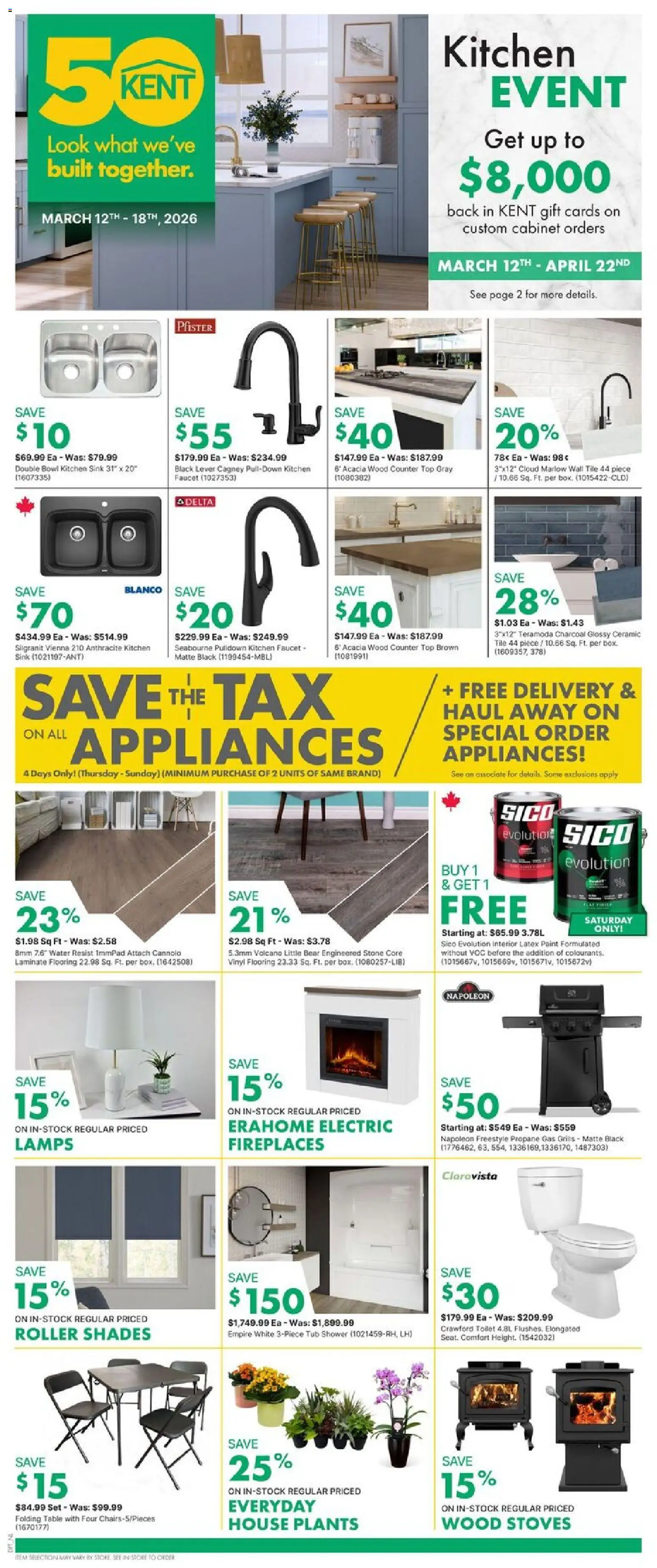 Preview of leaflet Kent weekly flyer / circulaire from shop Kent is valid from Mar 12, 2026