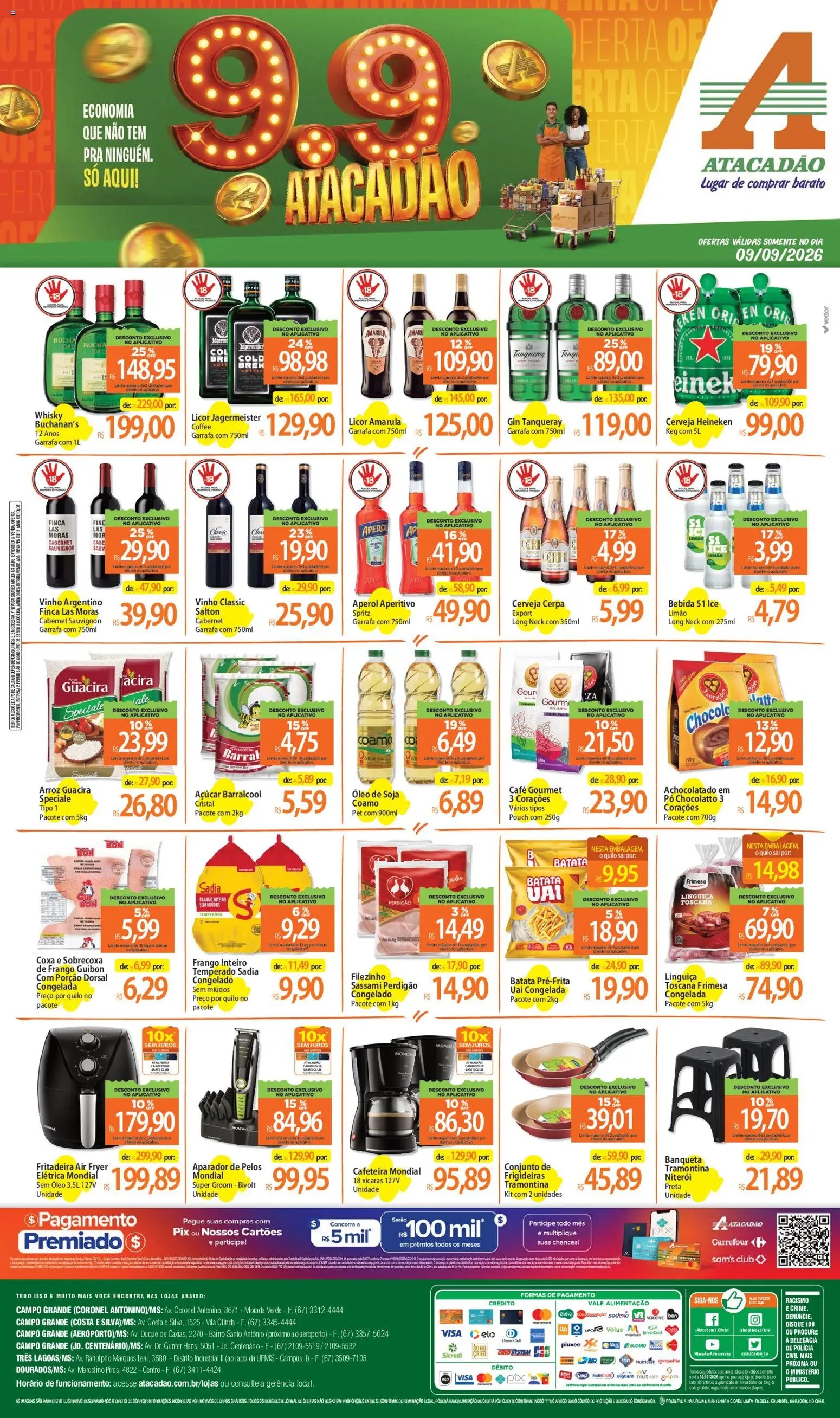 Pré-Visualização do folheto "Atacadão ofertas - MS" da loja Atacadão válido a partir de 09/09/2026