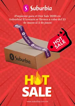 Vista previa las ofertas de la tienda Suburbia - Suburbia Hot Sale aviso desde el 07/05/2026 