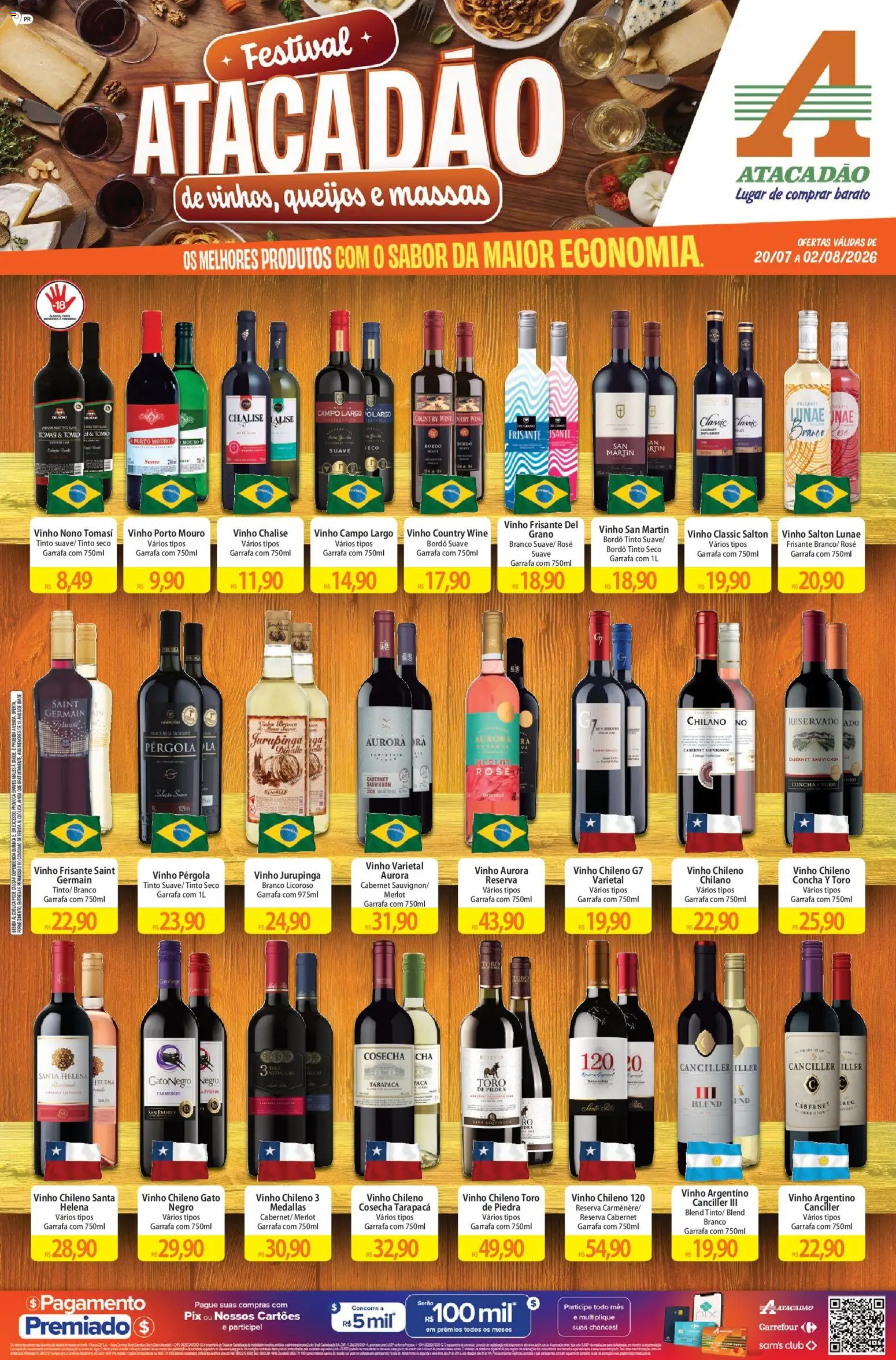 Pré-Visualização do folheto "Atacadão ofertas - PR" da loja Atacadão válido a partir de 20/07/2026