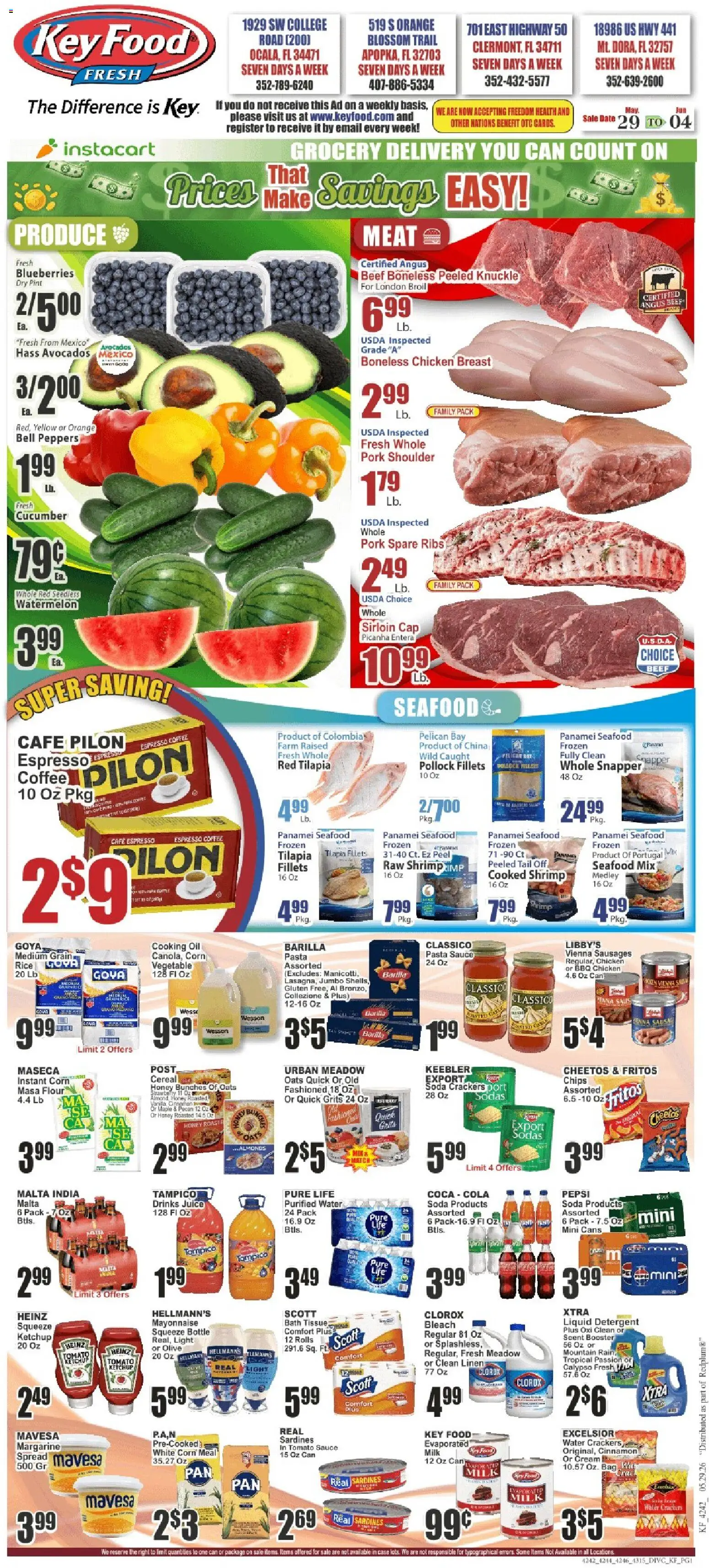 Ad Preview of Key Food Key Food Weekly Ad from 05/29/2026