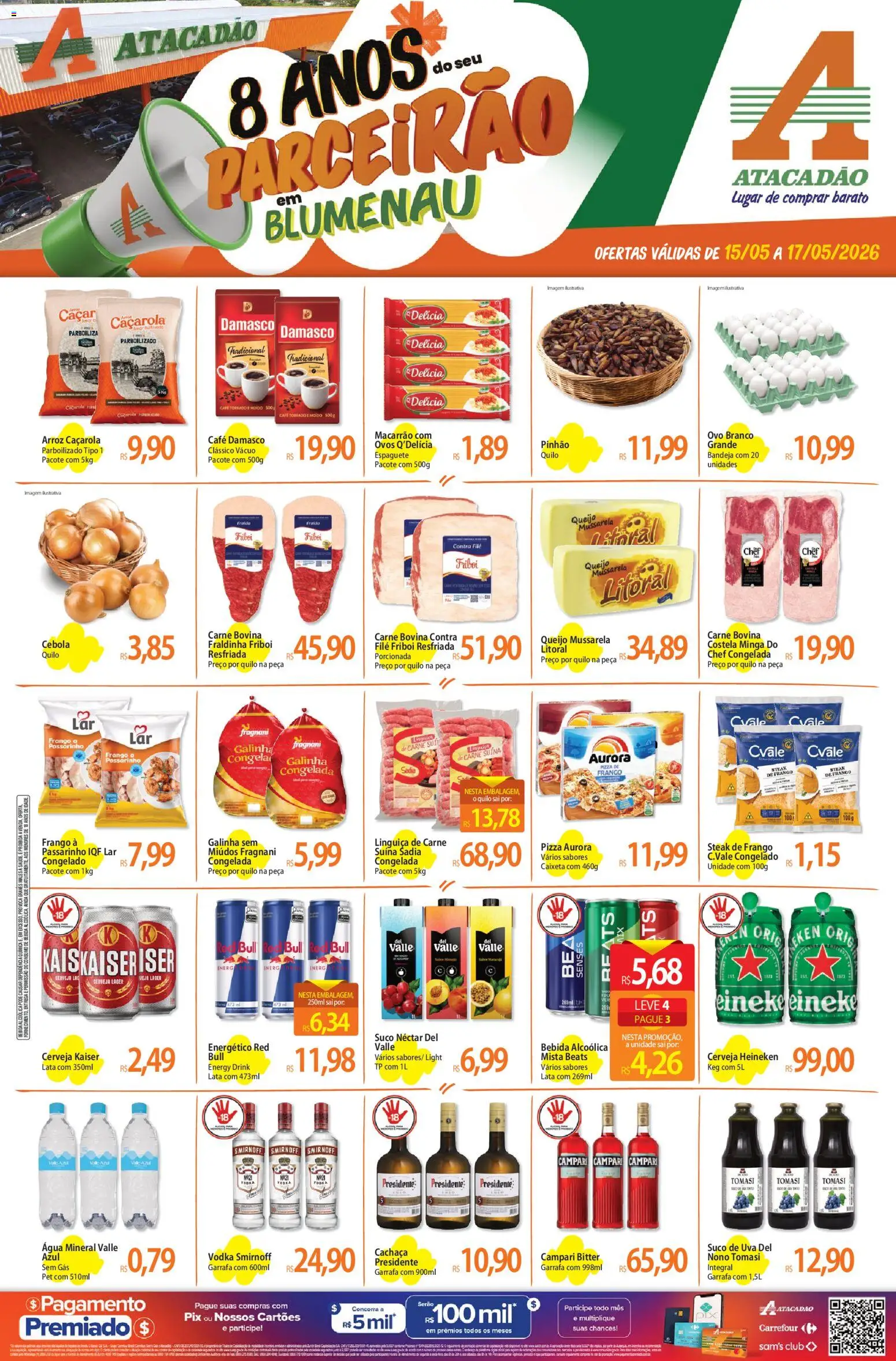 Pré-Visualização do folheto "Atacadão ofertas - SC" da loja Atacadão válido a partir de 15/05/2026