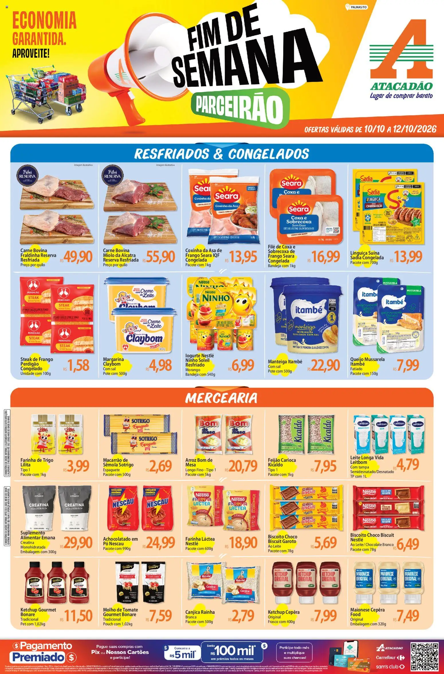 Pré-Visualização do folheto "Atacadão ofertas - TO" da loja Atacadão válido a partir de 10/10/2026