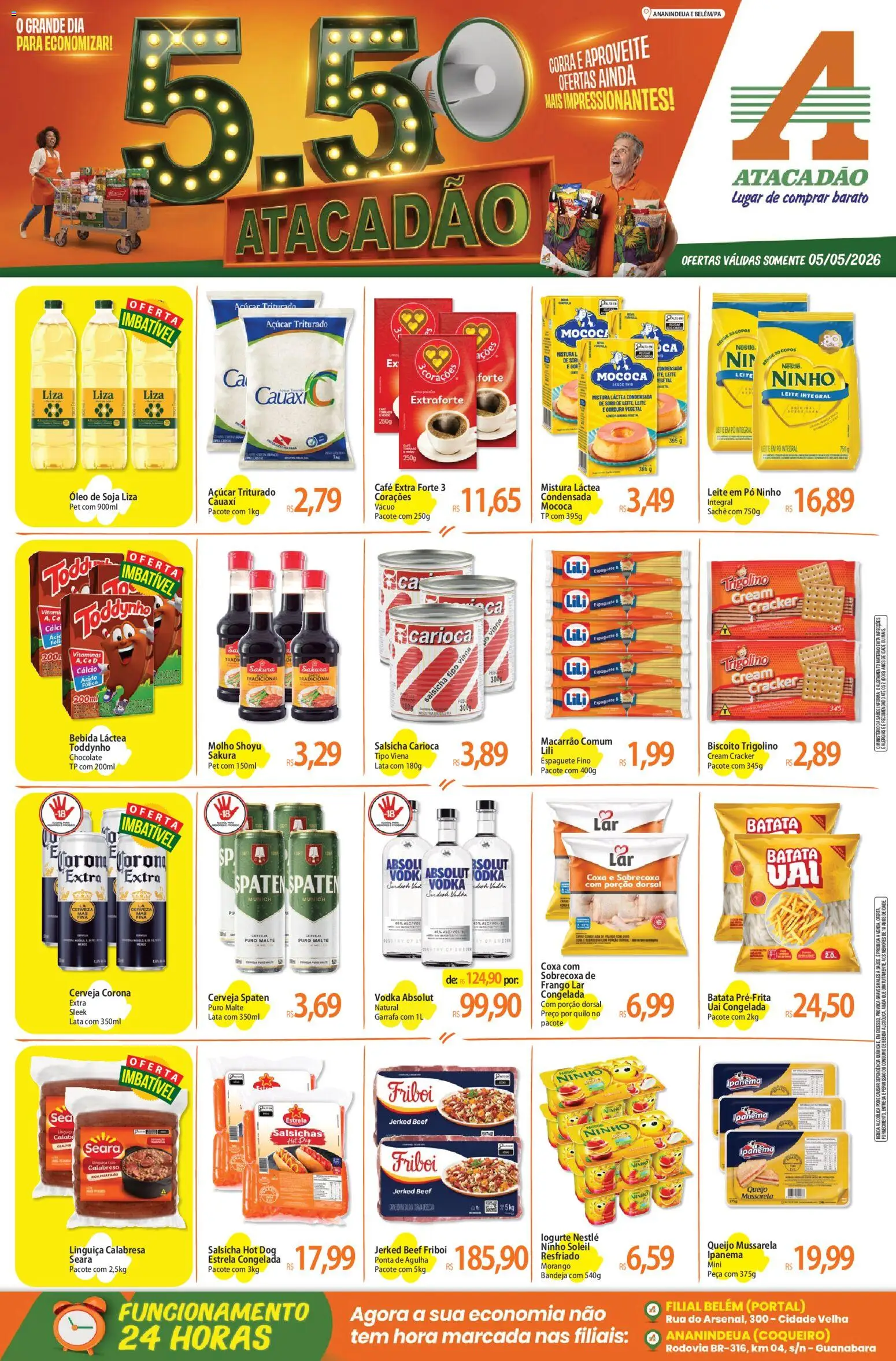 Pré-Visualização do folheto "Atacadão ofertas - PA" da loja Atacadão válido a partir de 05/05/2026