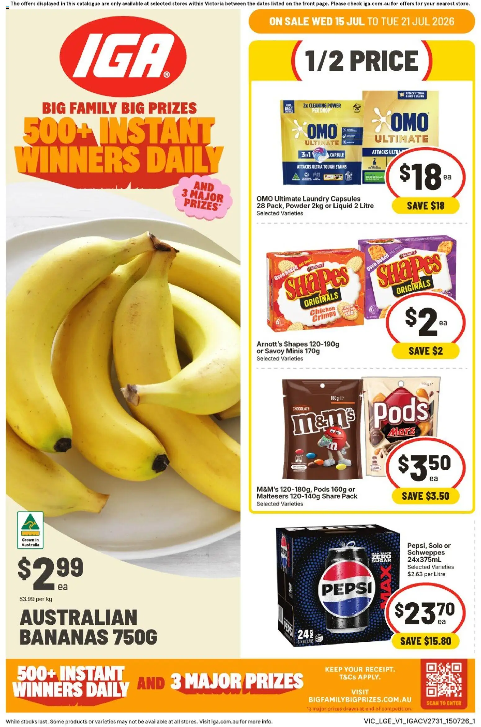 Preview of catalogue IGA catalogue from shop IGA valid 15/07/2026