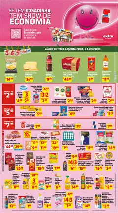 Pré-Visualização do folheto "Extra ofertas de Mercado Semanal" da loja Extra válido a partir de 06/10/2026