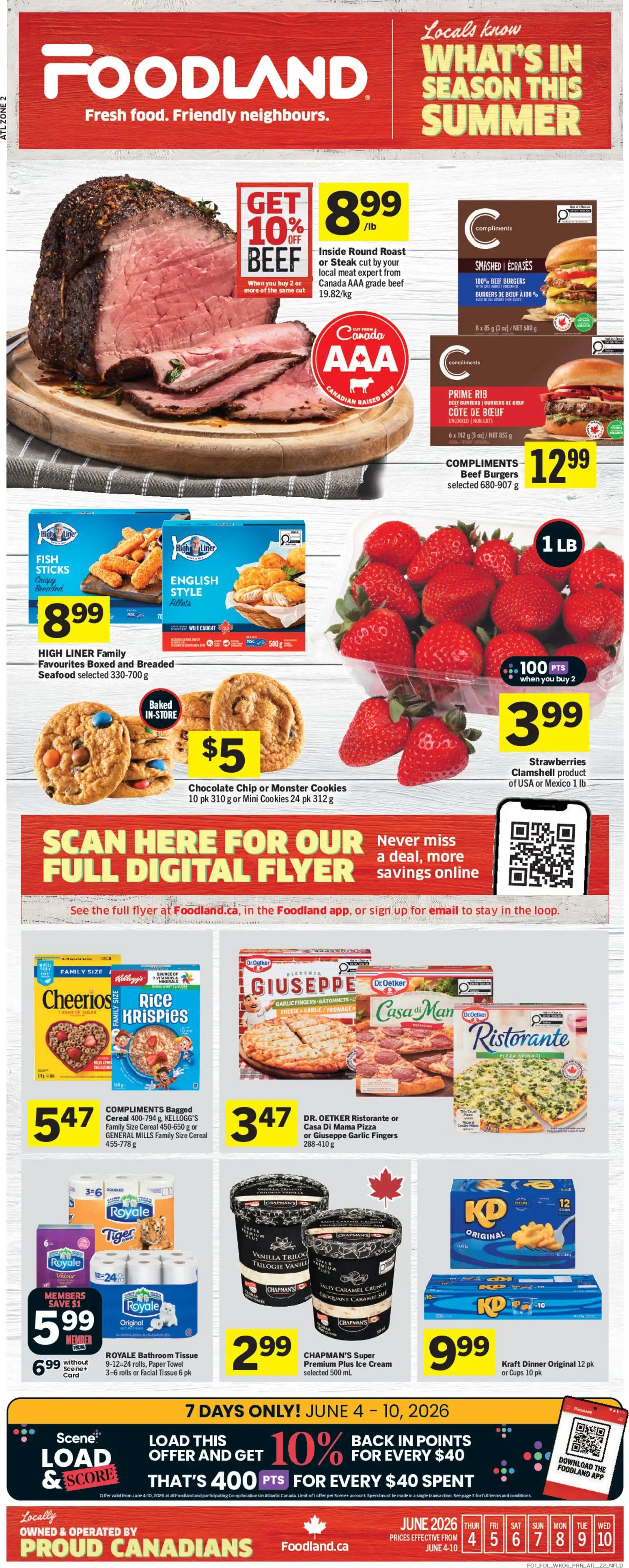 Preview of leaflet Foodland weekly flyer / circulaire from shop Foodland is valid from Jun 04, 2026