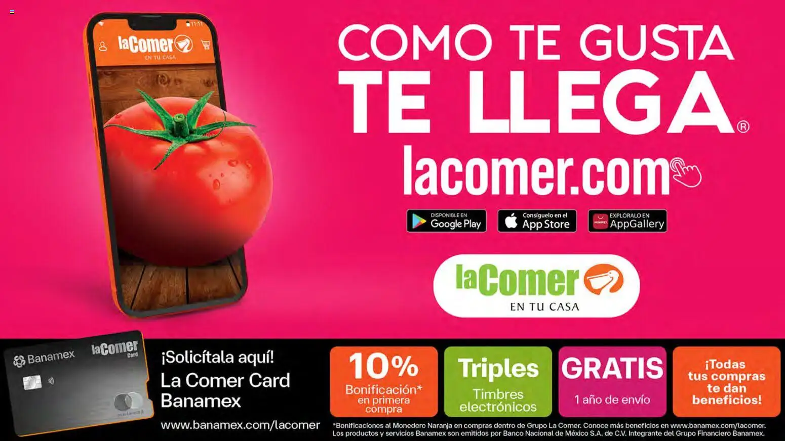 Vista previa las ofertas de la tienda La Comer - La Comer folleto desde el 04/09/2026 - Banco, Té, Monedero