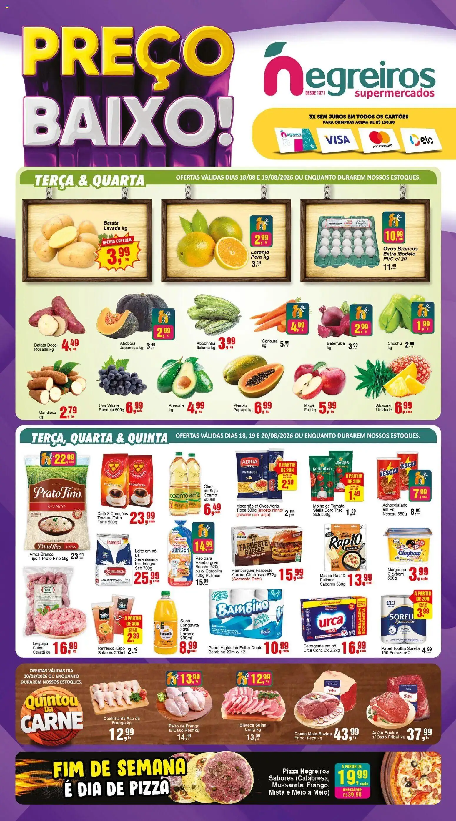 Pré-Visualização do folheto "Negreiros - Ofertas da semana" da loja Negreiros válido a partir de 18/08/2026