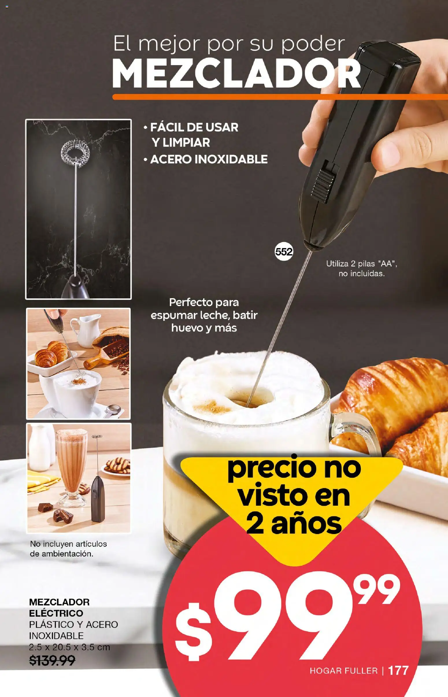 Vista previa las ofertas de la tienda Fuller - Campaña 23 2026 desde el 18/02/2026 - Huevo, Pilas, Mezclador
