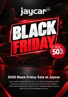 Preview of catalogue Jaycar Black Friday Notice from shop Jaycar valid 28/10/2026