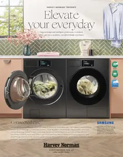 Preview of catalogue Harvey Norman Laundry - Elevate Your Everyday from shop Harvey Norman valid 06/07/2026