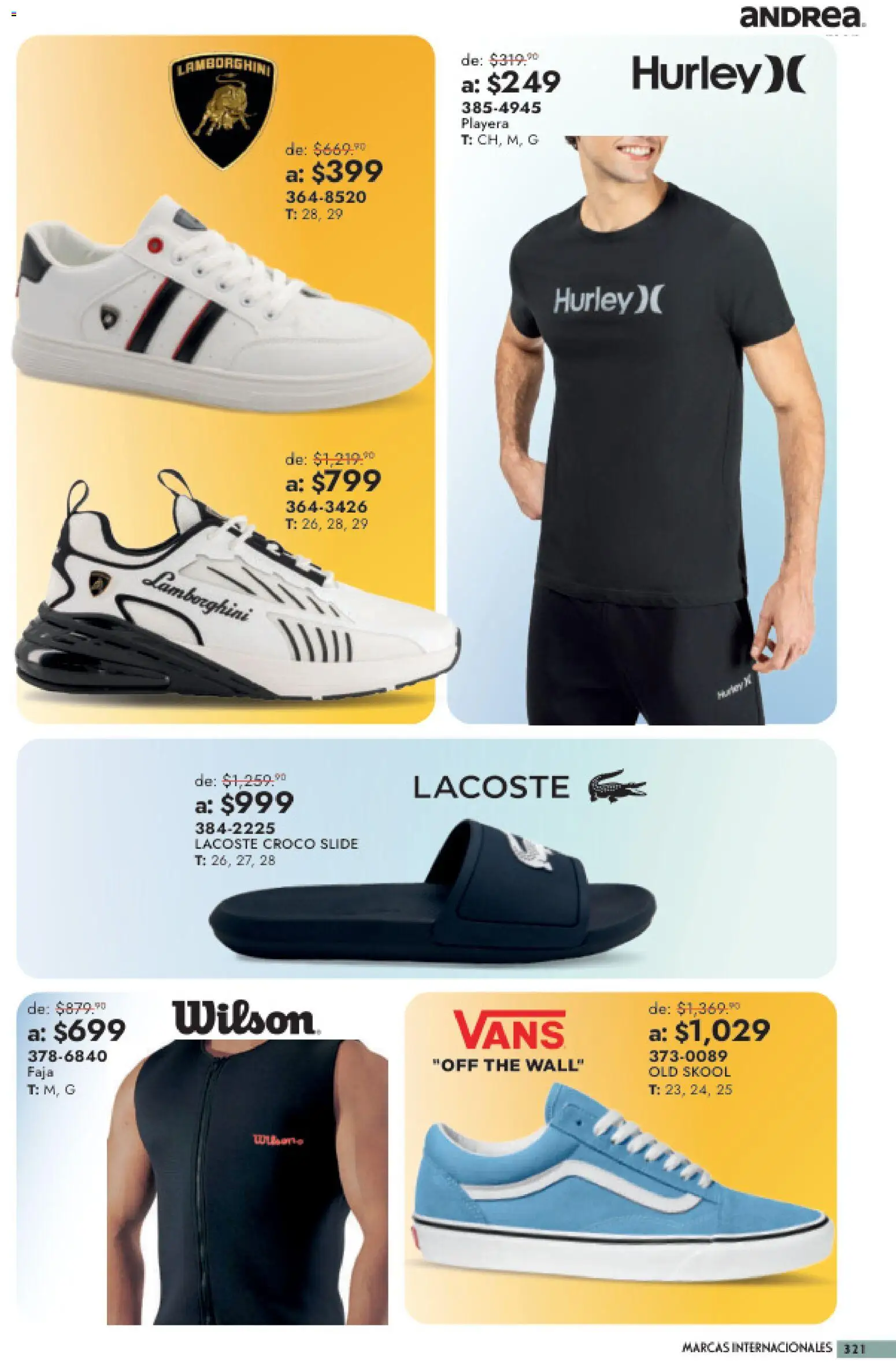 Vista previa las ofertas de la tienda Andrea - Andrea catálogo Outlet desde el 26/07/2026 