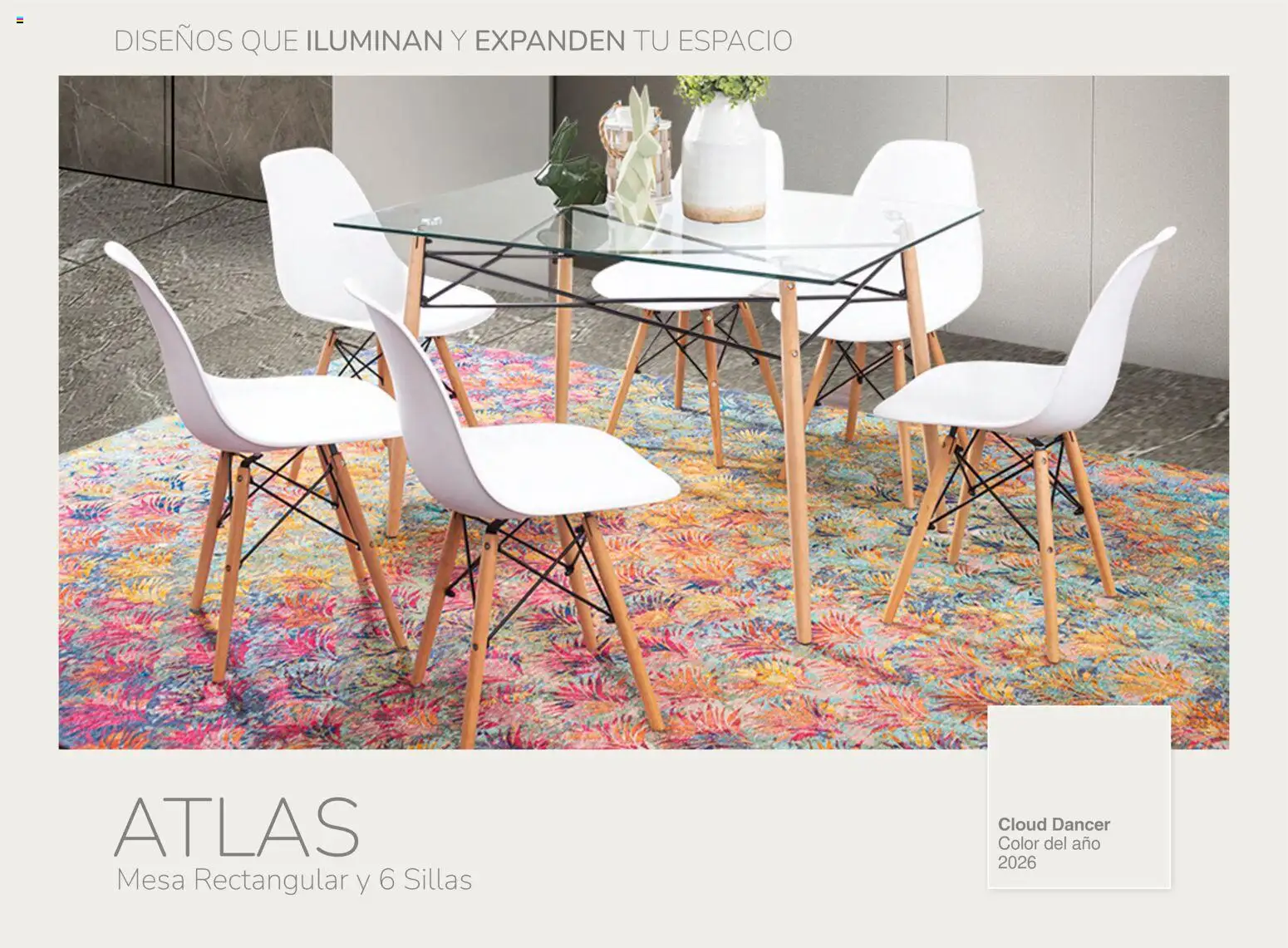 Vista previa las ofertas de la tienda Muebles Dico - Catálogo Cloud Dancer Color del año 2026 desde el 30/01/2026 
