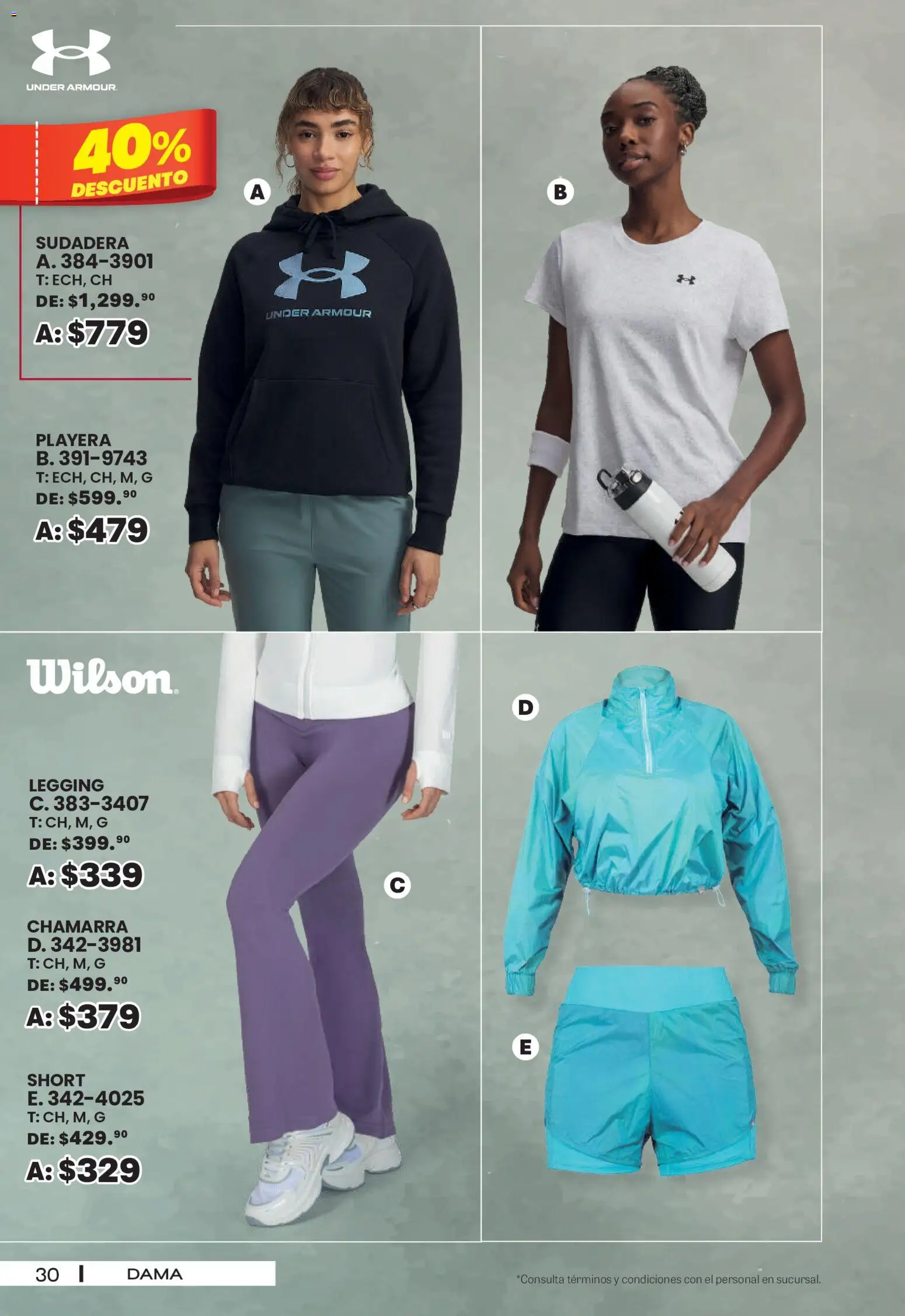 Vista previa las ofertas de la tienda Andrea - Andrea catálogo Sport desde el 30/08/2026 