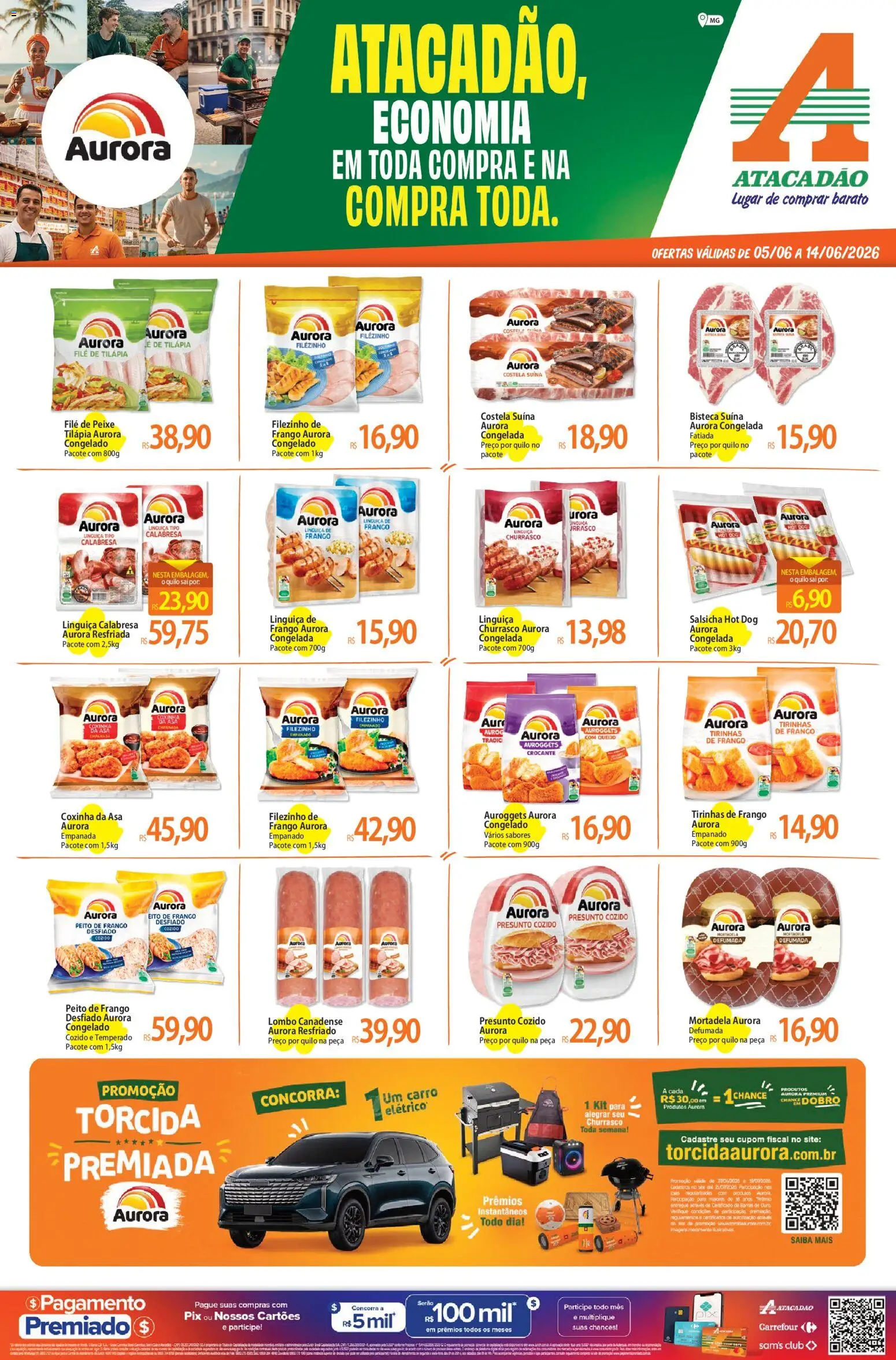 Pré-Visualização do folheto "Atacadão ofertas - MG" da loja Atacadão válido a partir de 05/06/2026