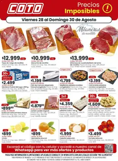 Vista previa del folleto de la tienda Coto válido desde el 28/08/2026 