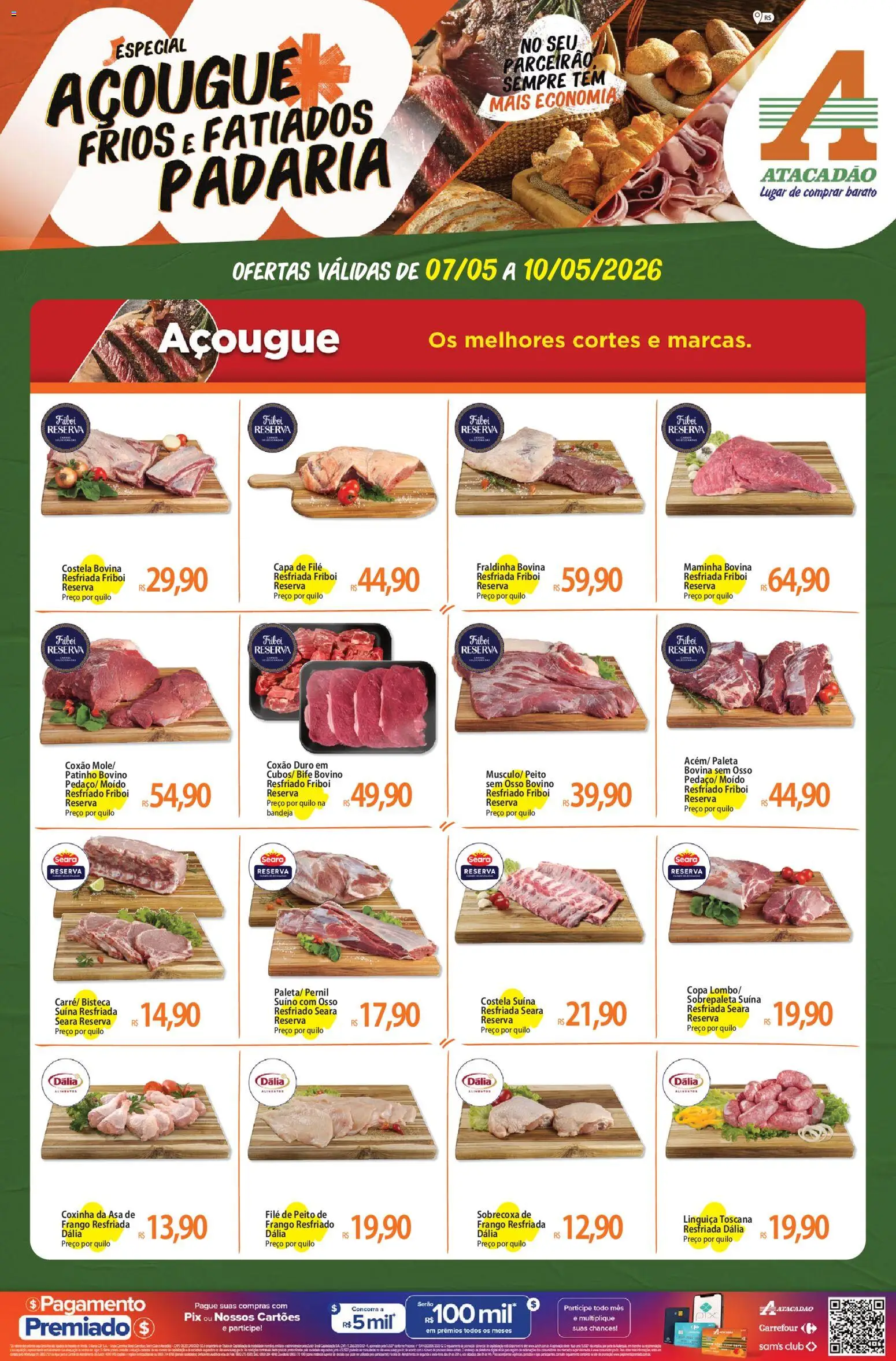 Pré-Visualização do folheto "Atacadão ofertas - RS" da loja Atacadão válido a partir de 07/05/2026