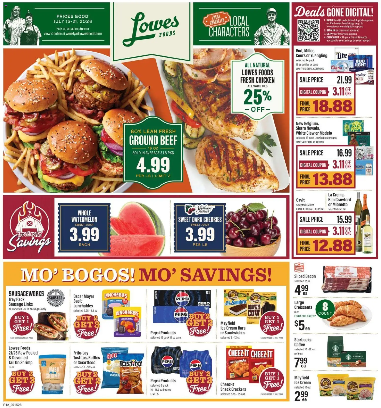 Ad Preview of Lowes Foods Lowes Foods Weekly Ad from 07/15/2026