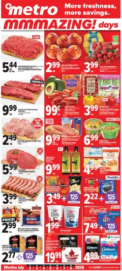 Preview of leaflet Metro weekly flyer - Québec from shop Metro is valid from Jul 02, 2026