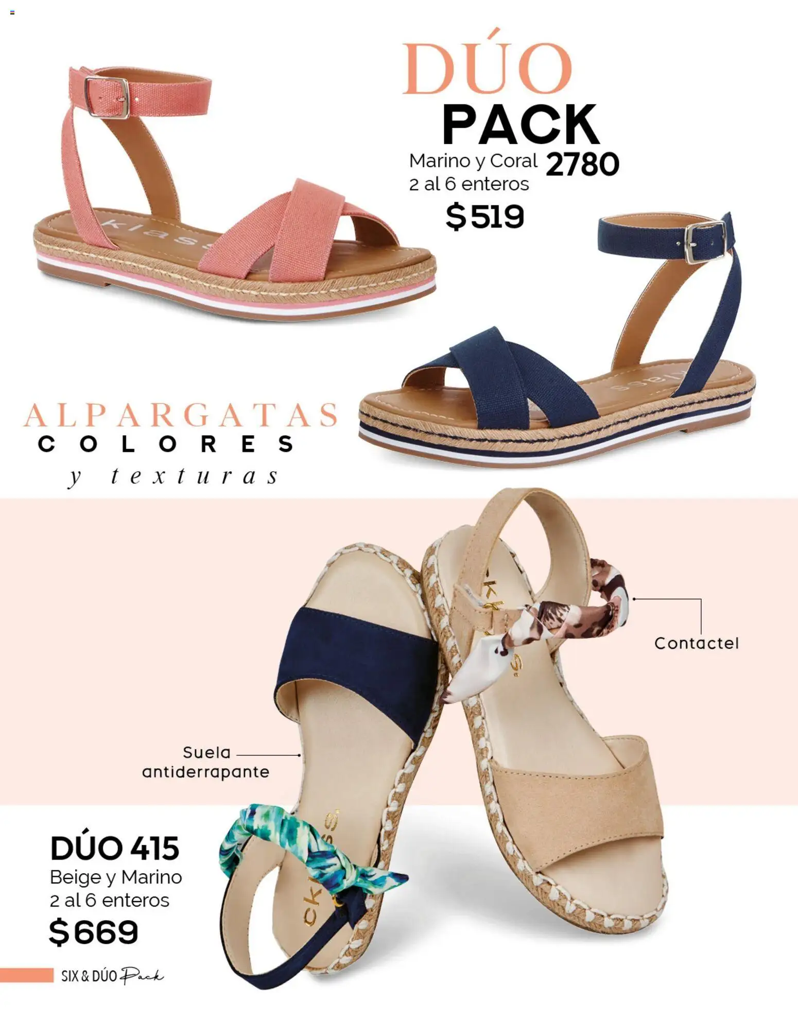 Vista previa las ofertas de la tienda Cklass - Catálogo Six & Dúo pack desde el 02/01/2026 - Alpargatas