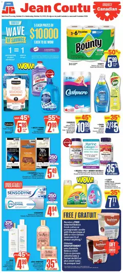 Preview of leaflet Jean Coutu weekly flyer from shop Jean Coutu is valid from Oct 08, 2026