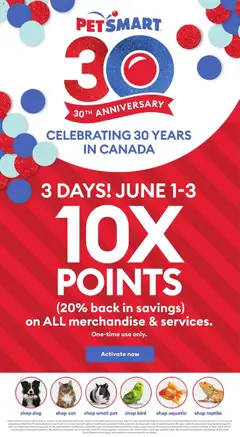 Preview of leaflet Petsmart weekly flyer / circulaire from shop Petsmart is valid from Jun 01, 2026