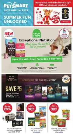 Un aperçu du dépliant Petsmart weekly flyer / circulaire du magasin Petsmart est valide à partir 1 juin 2026