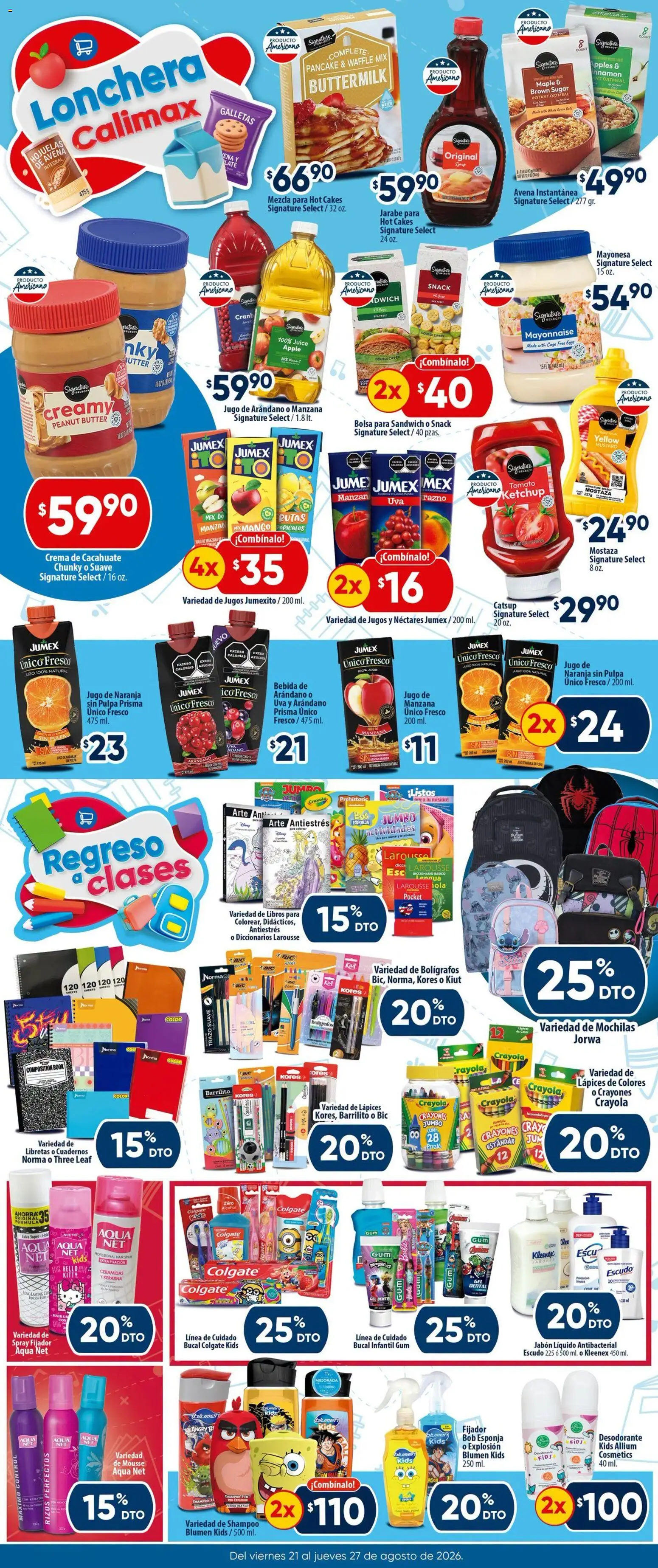 Vista previa las ofertas de la tienda Calimax - Calimax folleto desde el 21/08/2026 