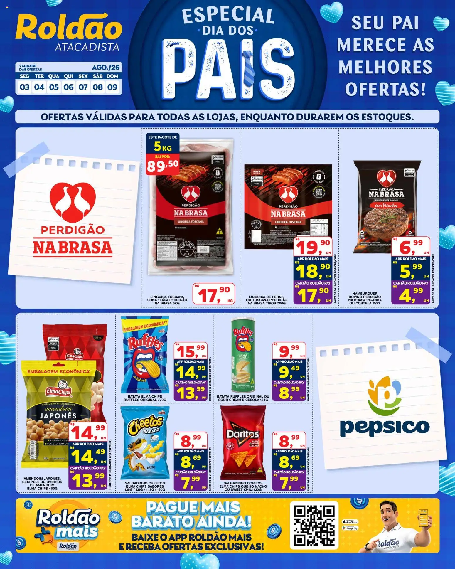 Pré-Visualização do folheto "Roldão ofertas Dia Dos Pais" da loja Roldão válido a partir de 03/08/2026