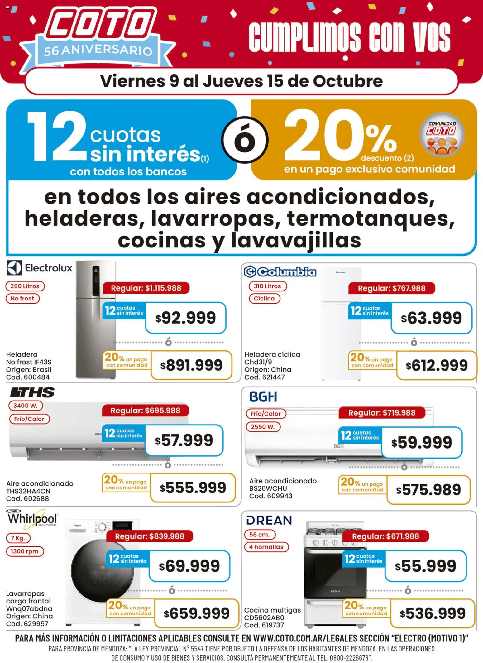 Vista previa del folleto de la tienda Coto válido desde el 09/10/2026 