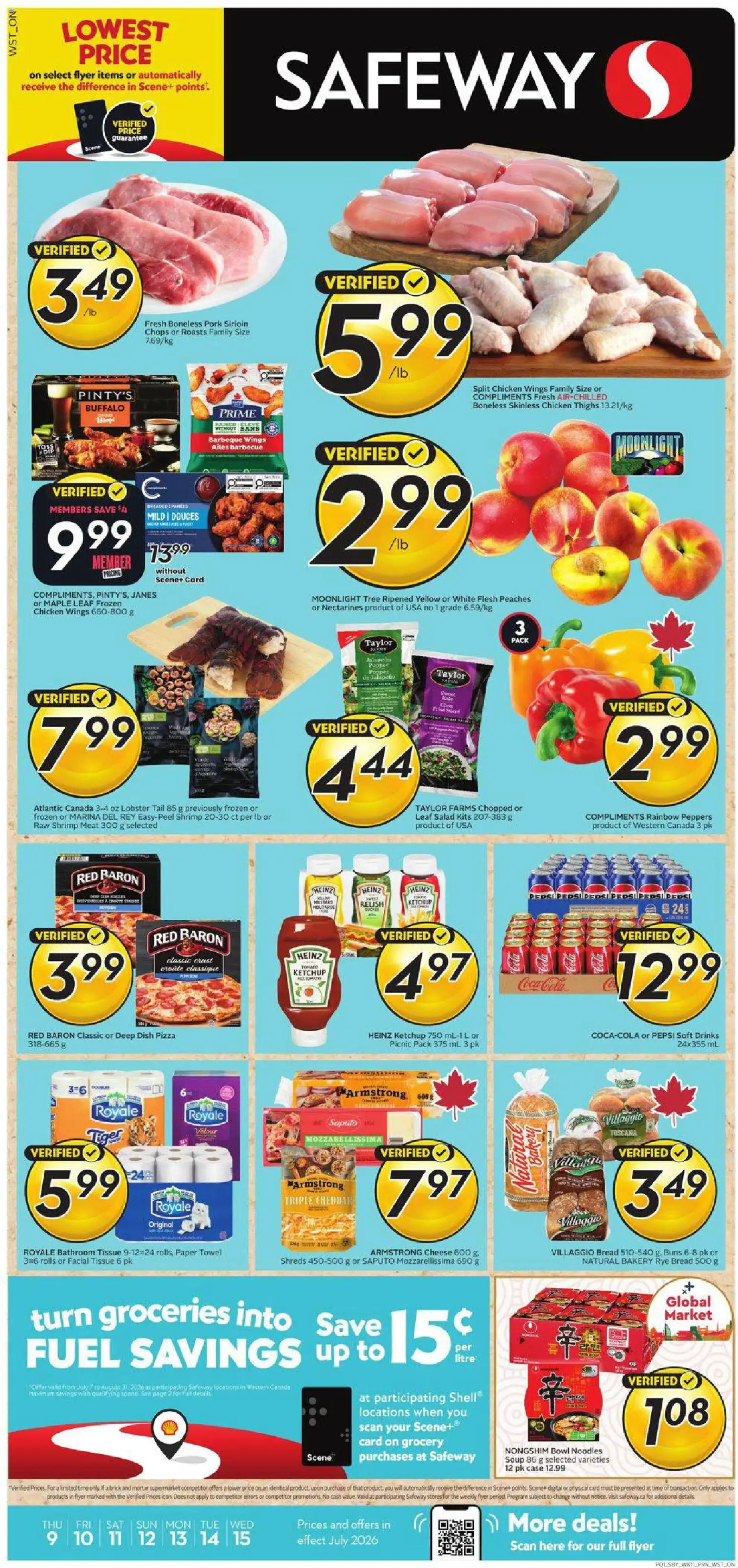 Preview of leaflet Safeway weekly flyer / circulaire from shop Safeway is valid from Jul 09, 2026