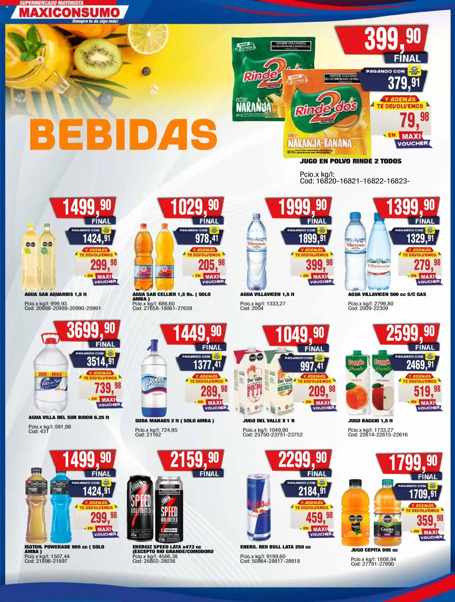 Vista previa del folleto de la tienda Maxiconsumo válido desde el 07/09/2026 